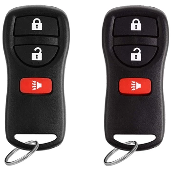 2 Ключа для Nissan Frontier Murano Quest NV Pathfinder Xterra Versa Автомобильный Пульт Дистанционного Управления без Ключа для KBRASTU15