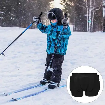 Шорты с защитой бедер и ягодиц, мягкие шорты для сноуборда, катания на коньках, лыжах, снаряжение для защиты от падения для детей
