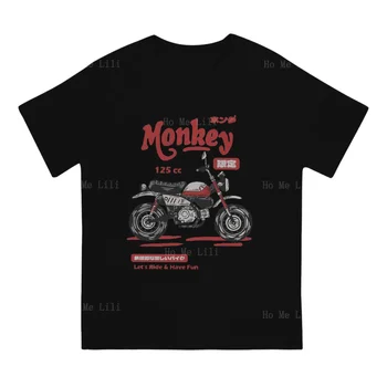 Футболка Monkey Black Edition Classic Motor Race Crewneck Funny Men Women оверсайз на заказ