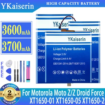 YKaiserin Аккумулятор для Motorola Moto Z XT1650-01 XT1650-03 XT1650-05 Droid Force XT1650-2 SNN5968A Гарантия Один год bateria
