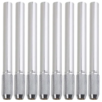 8 шт Удлинителей для карандашей из нержавеющей стали, удлинители для карандашей, многофункциональные удлинители для ручек для студентов