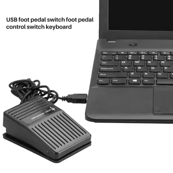 USB Ножной педальный переключатель управления клавиатурой для компьютерных игр на ПК Новый ножной переключатель PCsensor USB HID pedal
