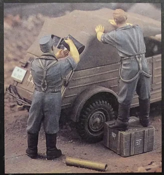 Неокрашенный комплект 1/35 для чистки войск фигурка солдата Историческая фигура Комплект смолы
