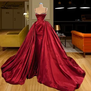 Новейшие роскошные платья знаменитостей, вечернее платье Dubai Crystals от кутюр, Арабский Ближний Восток, длинное бордовое вечернее платье 2021 года