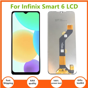 Дигитайзер с сенсорным экраном для Infinix Smart 6, ЖК-дисплей, замена сборки, 6 дюймов, X6511