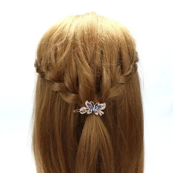 Модный Головной Убор Из Красочного Высококачественного Сплава Бабочка-Заколка для Волос для Девочек