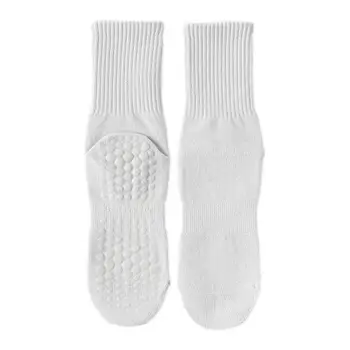 Носки для пилатеса Женские носки для пилатеса до середины икры Нескользящие носки для пилатеса для реабилитации в больницах, физических тренировок, ухода за пожилыми людьми
