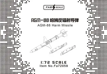 FAB FA72059 1/72 AGM-88 Harm Missile ОБЩАЯ ЧАСТЬ