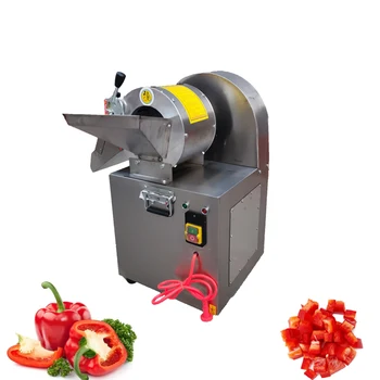Высококачественная коммерческая электрическая машина для нарезки фруктов и овощей, картофеля, лука и перца кубиками