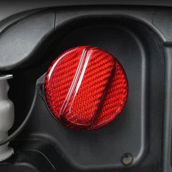 Накладка крышки топливного бака автомобиля из настоящего твердого углеродного волокна Универсальная для Toyota GR86 2021 2022 2023 Camry Yaris