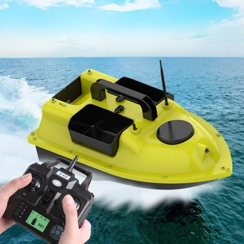 Беспроводная GPS Лодка-Приманка С 3 Контейнерами Для Приманки 5200 мАч Аккумуляторная Батарея Дальностью Дистанционного Управления 400-500 М Наружные Рыболовные Инструменты