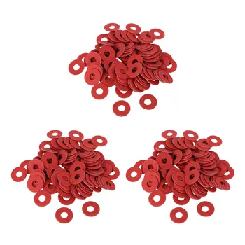 300 шт. красных винтовых изоляционных волоконных шайб для материнской платы
