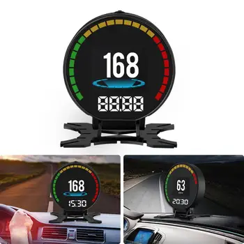 Спидометр Универсальный P15 2,2-дюймовый HD Автомобильный цифровой дисплей скорости HUD, лобовое стекло автомобиля, дисплей скорости, Автоаксессуары