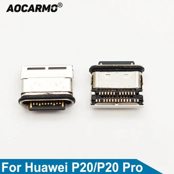 Aocarmo USB Зарядное Устройство Порт Зарядки Разъем Док-станции Запасная Часть Для Huawei P20/P20 Pro