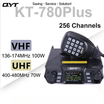 QYT KT-780 Plus Высокомощный 100 Вт УКВ 136-174 МГц или 75 Вт УВЧ 400-480 МГц Автомобильный радиоприемник KT780 Long Range Transceiver