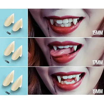 Реквизит для косплея на Хэллоуин Украшение Зубов Вампира Вставные зубы ужасов из зубов вампира Аксессуары для Призраков Зомби