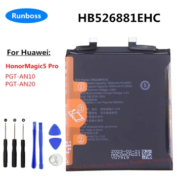 Новый Высококачественный Аккумулятор HB526881EHC емкостью 5450 мАч Для Huawei Honor Magic 5 Pro PGT-AN10, PGT-AN20, Оригинальные Аккумуляторы Для мобильных Телефонов