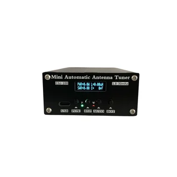 Мини-Автоматический Антенный Тюнер CGJ-100 1,8-30 МГц с OLED-дисплеем 0,91 дюйма для коротковолновых радиостанций мощностью 5-100 Вт