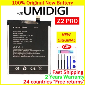 Новый 100% оригинальный аккумулятор Z2PRO емкостью 3550 мАч для UMI UMIDIGI Z2 PRO с аккумуляторами большой емкости и бесплатными инструментами