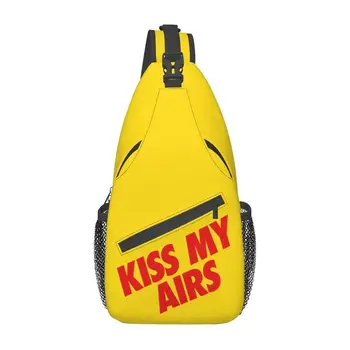 Рюкзак через плечо Kiss My Airs Sling, мужская нагрудная сумка на заказ для велоспорта, походный рюкзак