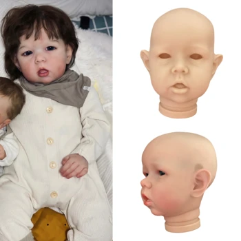 Саския 20-22 Дюйма Лиам Без росписи Bebe Reborn Doll Kits Малыш Ручной Работы Раскрашенная Реалистичная Кукла Для Новорожденных Bebe Doll Kits
