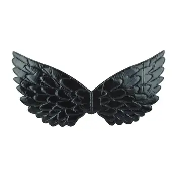Черное крыло дьявола Модный декоративный костюм крыла дьявола на Хэллоуин, маскарадный костюм для карнавальной вечеринки, косплей, маскарадный декор