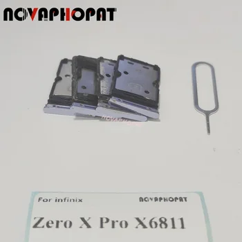 Лоток для SIM-карты Novaphopat для Infinix Zero X Pro X6811 Слот для держателя SIM-карты Адаптер Считыватель Pin
