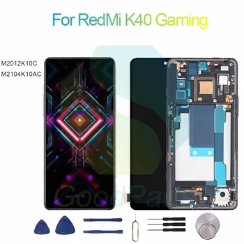 Для RedMi K40 Игровой Экран Замена дисплея 2400*1080 M2012K10C, M2104K10AC Для RedMi K40 Игровой ЖК-сенсорный Дигитайзер