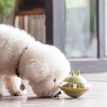 Регулируемый дозатор корма UFO для домашних животных, игрушка-медленная кормушка для собак, помогает снизить переедание и пропагандировать здоровые пищевые привычки