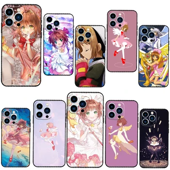 Card Captor Sakuras Anime Case Coque Для iPhone 11 12 Pro Max Mini X XS XR 7 8 Plus Чехол Для iPhone 13 Pro Max Case