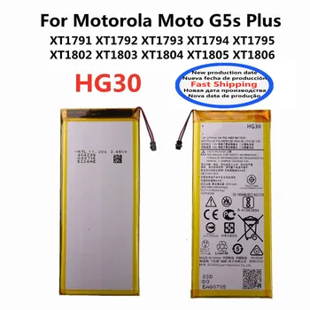 Новый Аккумулятор HG30 Для Moto Motorola G5s Plus XT1791 XT1792 XT1793 XT1794 XT1795 XT1805 XT1806 3000 мАч Аккумулятор Для Телефона Bateria