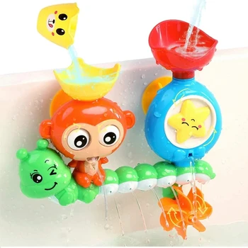 Детская Игрушка Для душа Разбрызгиватель для душа Детская Игрушка Для ванны Разбрызгиватель Вращающийся Костюм Игрушка