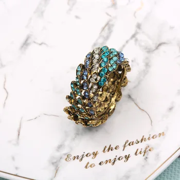6шт Высококачественная голубая бриллиантовая пряжка для салфеток из западного цинкового сплава кольцо для салфеток гостиничный образец кольцо для салфеток кольца для салфеток