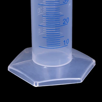 измерительный цилиндр объемом 100 мл с синей шкалой, устойчивый к кислотам и щелочам измерительный цилиндр