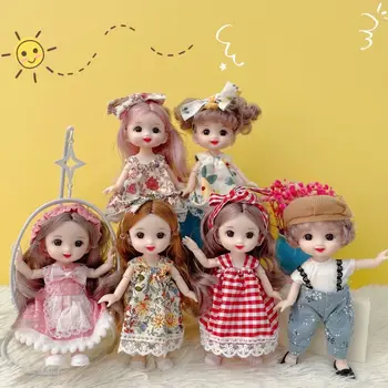 1/8 17 см Милая кукла в костюме принцессы для девочек, детская игрушка Little Laurie Doll, подарок на день рождения